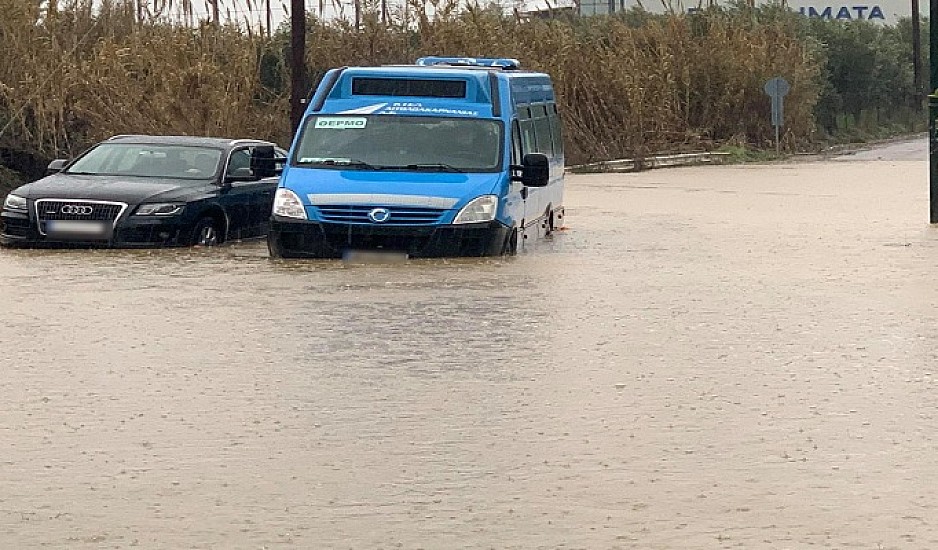 Κακοκαιρία Άριελ – Σκόπελος: Καταστράφηκε το αγροτικό δίκτυο, πλημμύρισαν σπίτια, κλειστά σήμερα τα σχολεία