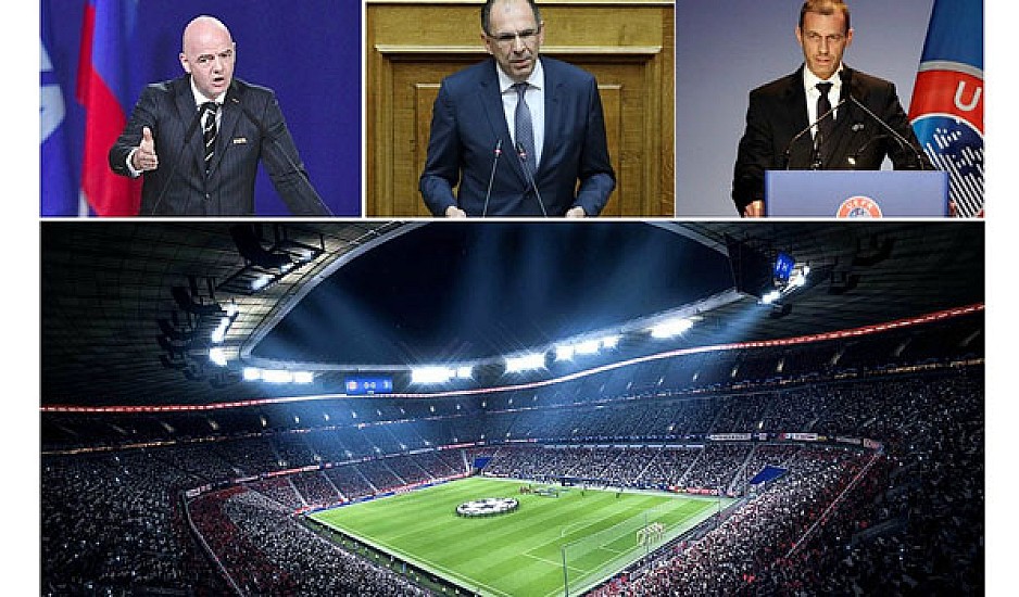 Γεραπετρίτης: Αποβολή ομάδων από την Ευρώπη αν δεν δεχθούν το μνημόνιο με UEFA και FIFA