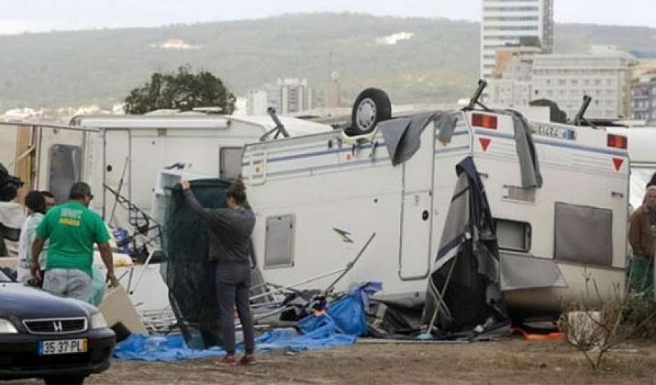 Η καταιγίδα Λέσλι σάρωσε την Πορτογαλία,  άνεμοι ρεκόρ με ταχύτητες  176χλμ/ώρα
