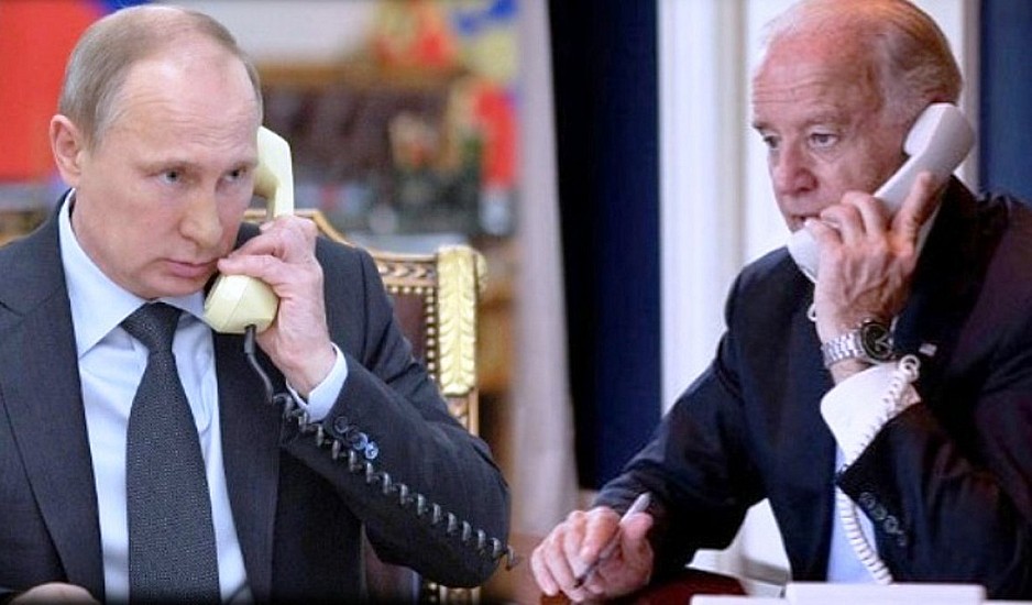 Τηλεφωνική επικοινωνία Μπάιντεν-Πούτιν