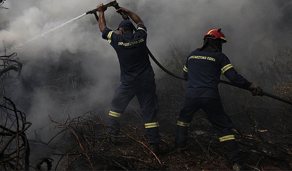 Μάχη με τις φλόγες στο Καλέντζι Κορινθίας – Μεγάλη κινητοποίηση της Πυροσβεστικής