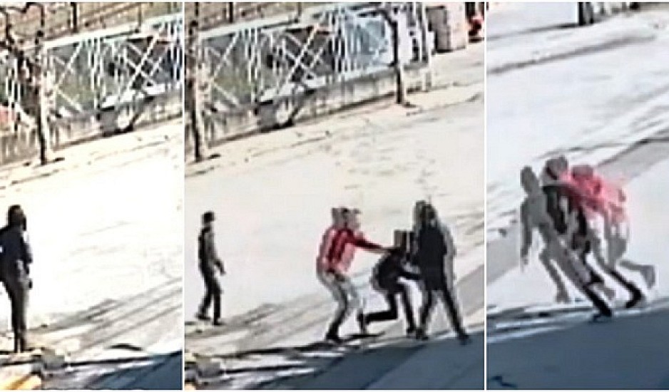Θήβα: Εικόνες σοκ από άγρια επίθεση ανήλικων σε γυναίκα με στόχο τη ληστεία