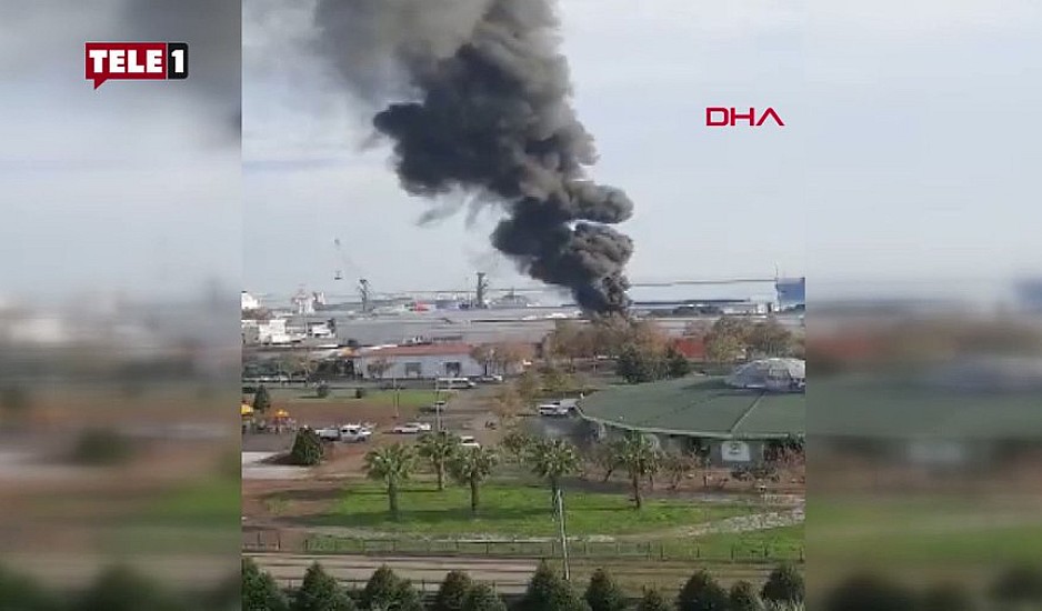 Τουρκία: Έκρηξη και μεγάλη φωτιά στο λιμάνι της Σαμψούντας