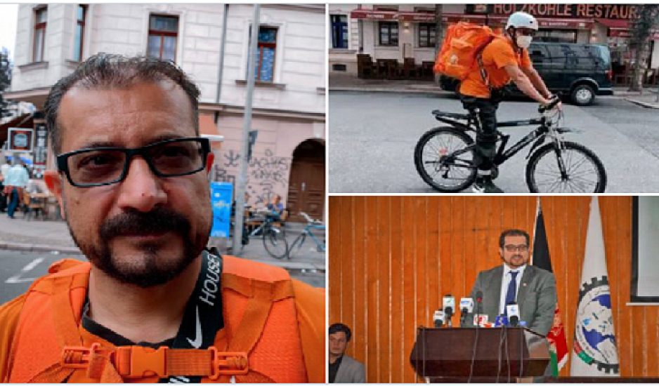 Σάγεντ Σαντάτ: Ο Αφγανός υπουργός που έγινε διανομέας με ποδήλατο στη Γερμανία