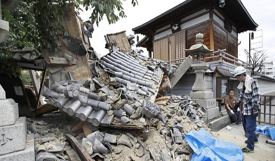 Φονικός σεισμός 6,1 Ρίχτερ στην Ιαπωνία - Βντεο  ντοκουμέντο