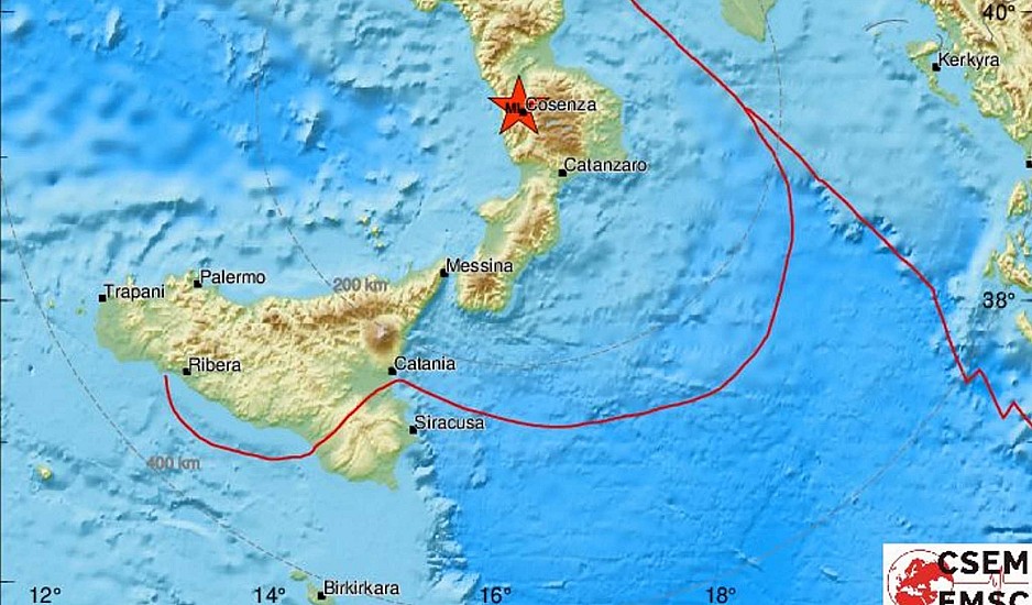 Ισχυρός σεισμός στην Ιταλία που δοκιμάζεται από τον κορονοϊό