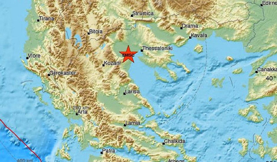 Σεισμός στο Αιγίνιο πρωί Δευτέρας. Αισθητός σε αρκετές περιοχές