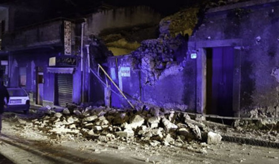 Σεισμός 4,8 Ρίχτερ στην Κατάνια της Ιταλίας - Αποδίδεται στην ενεργοποίηση της Αίτνας