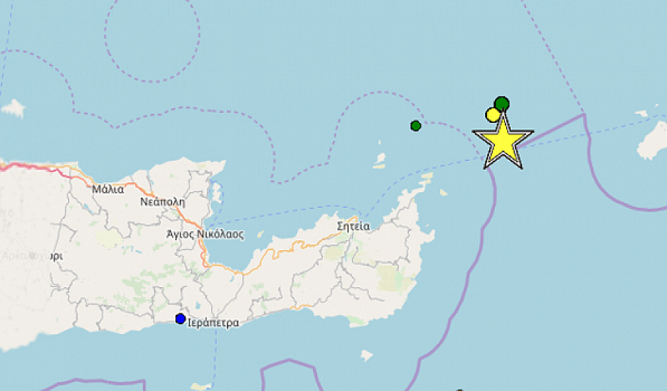 Ισχυρός σεισμός 5,3 Ριχτερ ταρακούνησαν την Κρήτη - Ευθ.Λέκκας: Παρακολουθούμε το φαινόμενο