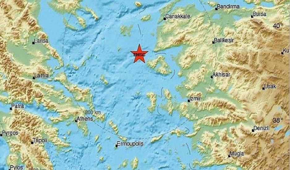 Σεισμός ταρακούνησε την Μυτιλήνη