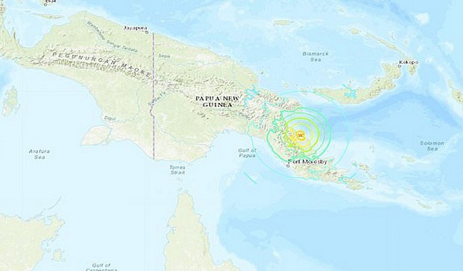 Σεισμός 6,9 Ρίχτερ ανοιχτά της Παπούας Νέας Γουινέας - Προειδοποιήσεις για τσουνάμι