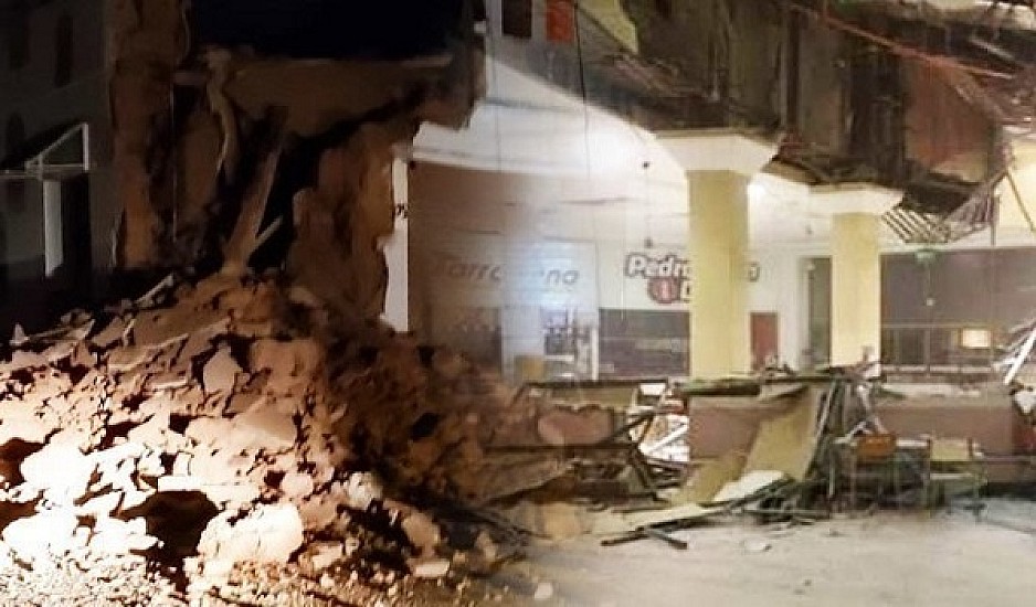 Καταστροφές από τον ισχυρό σεισμό στο Περού