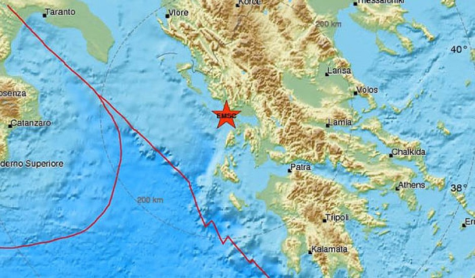 Ισχυρός σεισμός κοντά στην Πρέβεζα. Αισθητός σε πολλές περιοχές