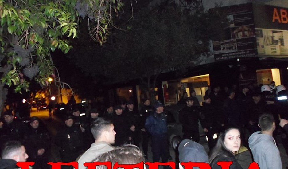 Κατερίνη: Επεισόδια έξω από το Επιμελητήριο πριν την εκδήλωση του ΣΥΡΙΖΑ