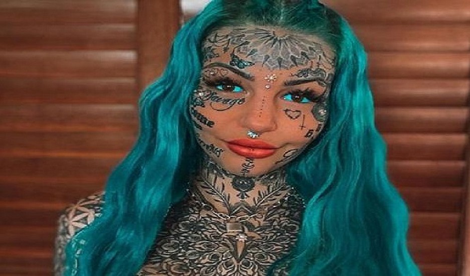 Έκανε τατουάζ μέχρι και στους βολβούς των ματιών της