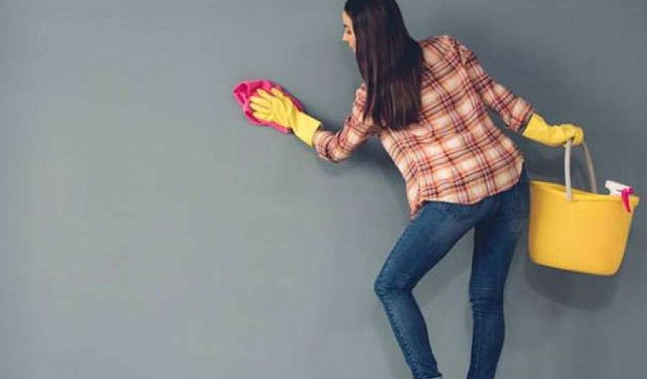 Καθαρίστε τους βρώμικους τοίχους σας σε μόλις μερικά λεπτά!