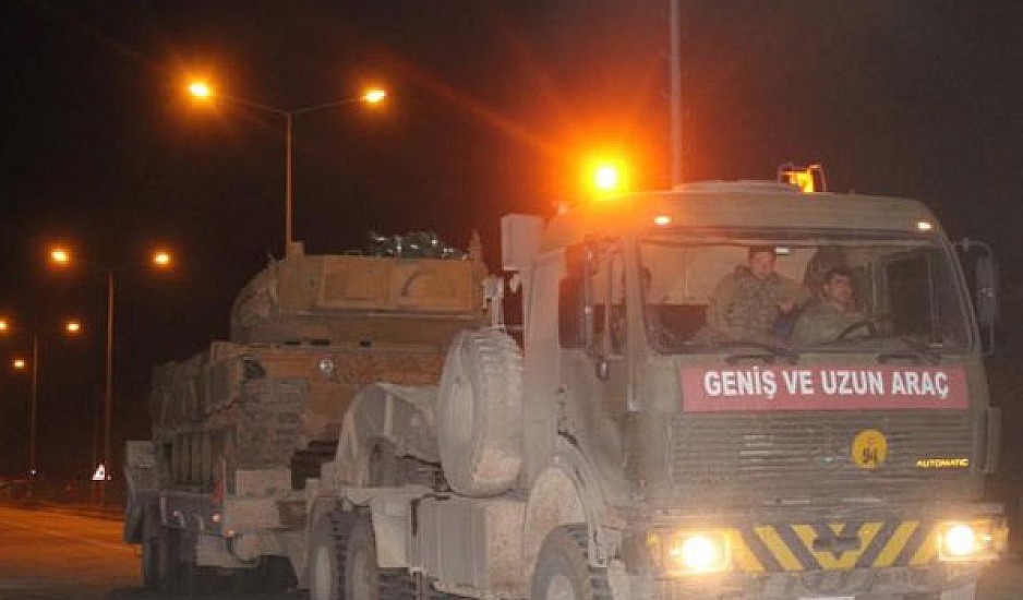 Έντονη κινητικότητα στα σύνορα της Συρίας με την Τουρκία - Η Αγκυρα στέλνει στρατό και άρματα