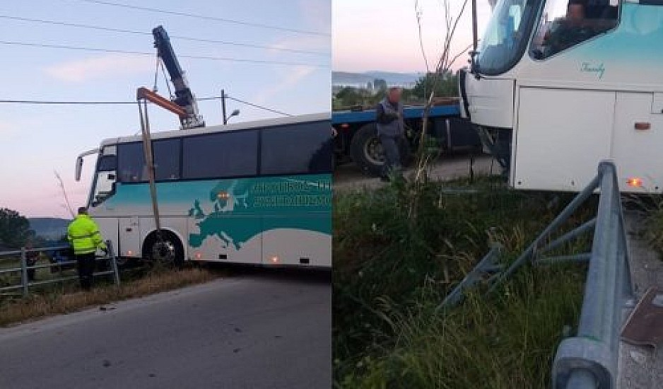 Ιωάννινα: Λιποθύμησε στο τιμόνι ο οδηγός και έχασε τον έλεγχο του λεωφορείου