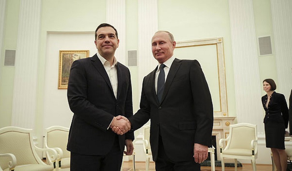 Πούτιν: Σας υποδέχομαι με ευχαρίστηση ξανά - Τσίπρας: Αναγκαία η σχέση των δύο χωρών