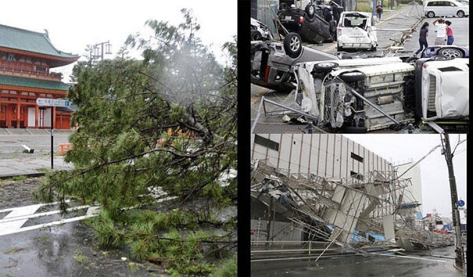 Ιαπωνία: Εννέα νεκροί και εκτεταμένες υλικές ζημιές από τον τυφώνα Τζέμπι