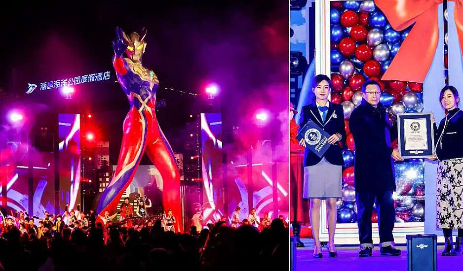 Ρεκόρ Γκίνες για τον Ultraman στη Σαγκάη: Άγαλμα με ύψος 10,4 μέτρα