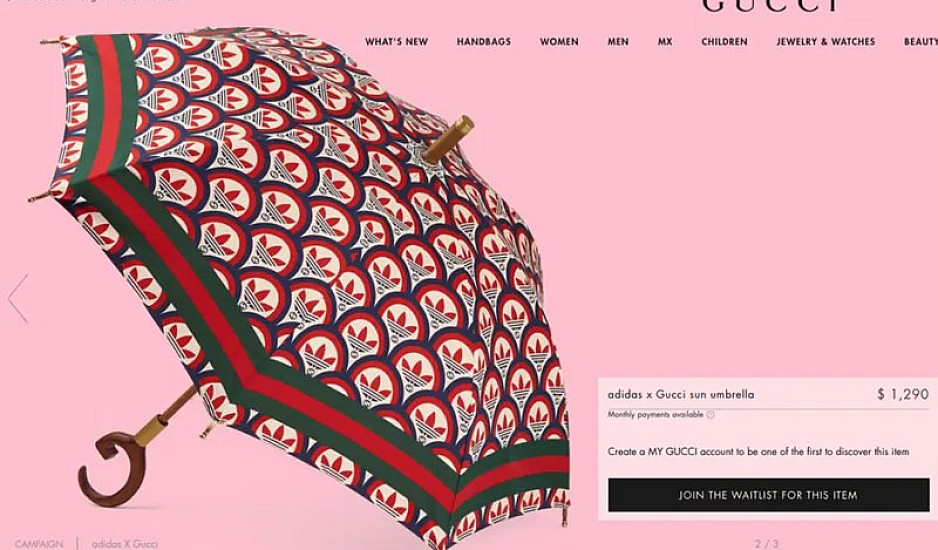 Ο οίκος Gucci έγινε αντικείμενο χλευασμού λόγω μιας… ομπρέλας