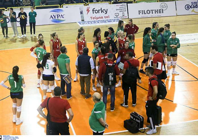 Παναθηναϊκός – Ολυμπιακός: Ξύλο στο ΟΑΚΑ σε ματς της Volley League γυναικών