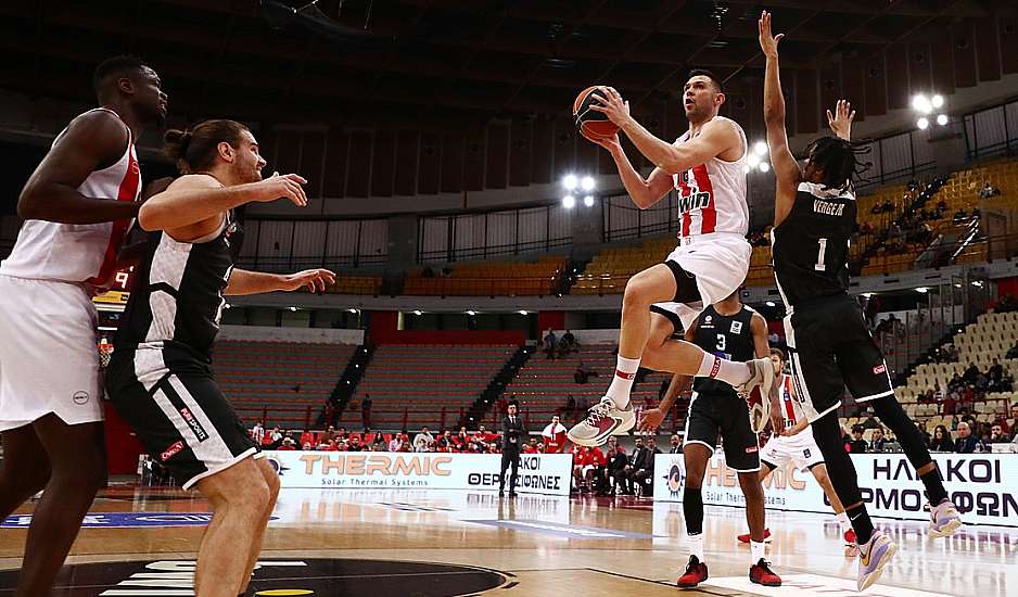 Basket League: Ο Ολυμπιακός επικράτησε εύκολα 97-60 του Απόλλωνα Πάτρας
