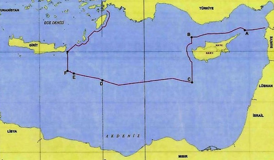 Αποκάλυψη: Αυτός είναι ο χάρτης της συμφωνίας Τουρκίας - Λιβύης