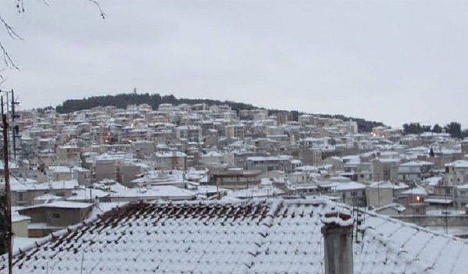 Τα πρώτα χιόνια έπεσαν σε Τρίκαλα και Κοζάνη!