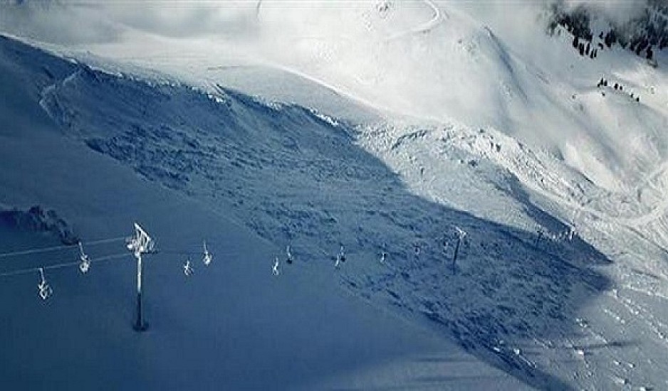 Χιονοστιβάδα 1 εκατ. τόνων "σάρωσε" το χιονοδρομικό Καλαβρύτων