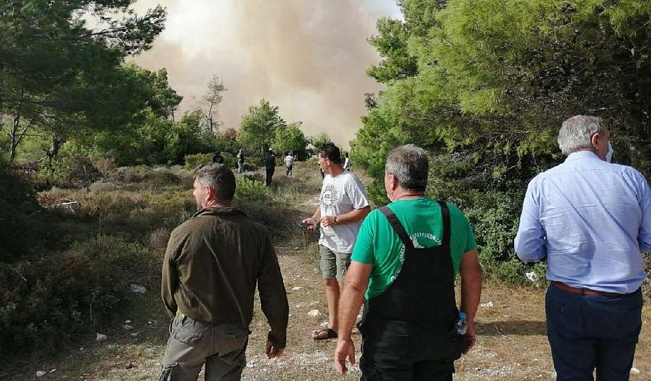 Ζάκυνθος: Οριοθετήθηκε η μεγάλη φωτιά στην περιοχή των Βολιμών – Έφτασε έως το Ναυάγιο