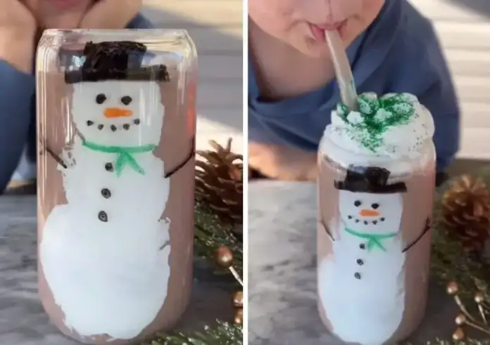 Γιορτινή συνταγή: Χριστουγεννιάτικο milkshake με κρέμα marshmallow