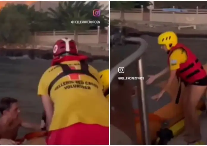 Φωτιά στην Αχαΐα: Εθελοντές ναυαγοσώστες σώζουν οικογένειες και κατοικίδια με λέμβο – Συγκλονιστικό βίντεο