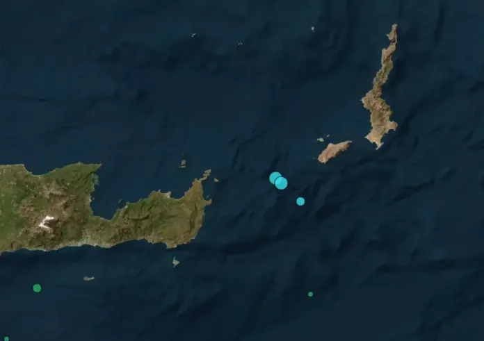 Σεισμός ανάμεσα σε Κρήτη και Κάσο