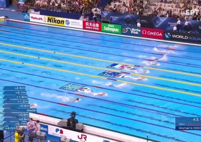 Παγκόσμιο Πρωτάθλημα Κολύμβησης: Στα ημιτελικά των 100μ. πεταλούδα η Ντουντουνάκη