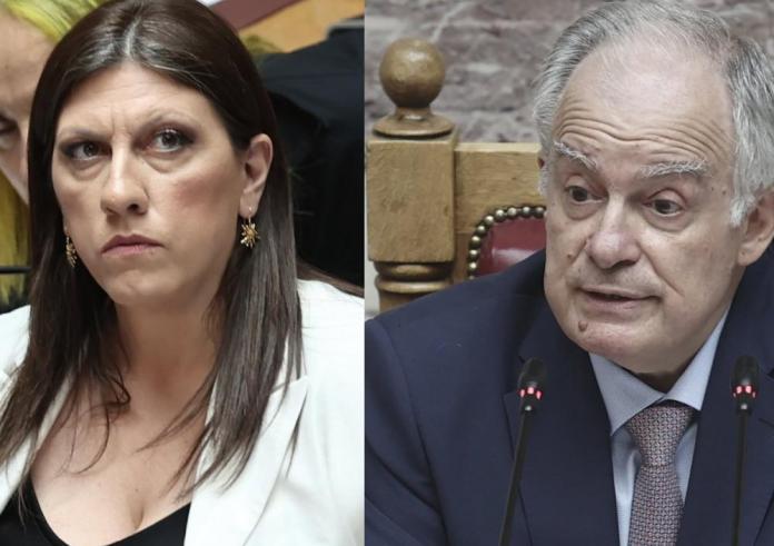 Βουλή: Η πρώτη αντιπαράθεση Τασούλα-Κωνσταντοπούλου και οι αποδοκιμασίες κατά την ψηφοφορία