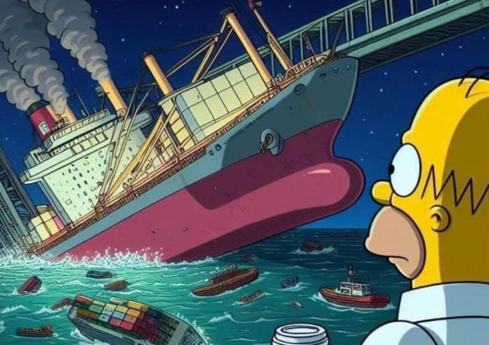 Simpsons: Είχαν προβλέψει και το δυστύχημα στη γέφυρα της Βαλτιμόρης; – Τα viral βίντεο