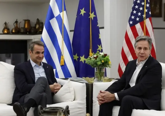 Μπλίνκεν σε Μητσοτάκη: Δεν θυμάμαι καμία άλλη εποχή που η φιλία και οι σχέσεις Ελλάδας – ΗΠΑ να ήταν πιο ισχυρές