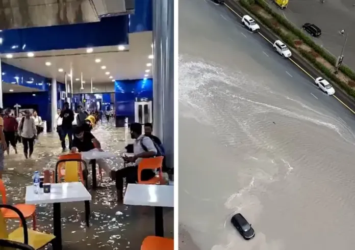Απίστευτο βίντεο από το πλημμυρισμένο Ντουμπάι – Το αεροδρόμιο μετατράπηκε σε θάλασσα