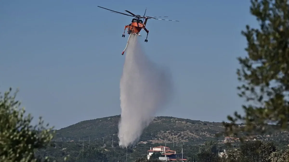 Φωτιά στη Βοιωτία: Κλειστή η Εθνική Οδός Αθηνών-Λαμίας – Μήνυμα από το 112 στο Ακραίφνιο
