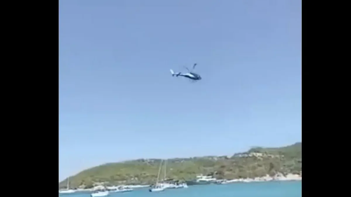 Σύλληψη επιβάτη ελικοπτέρου στις Σπέτσες μετά τον εντοπισμό ναρκωτικών
