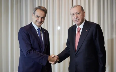 Μητσοτάκης με Ερντογάν: Έμφαση στο μεταναστευτικό, προβληματισμός για Κυπριακό