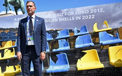 Euro 2024: Κομμάτι κερκίδας από κατεστραμμένο στάδιο του Χάρκοβο της Ουκρανίας εκτίθεται στο Μόναχο