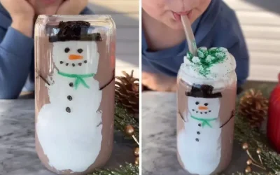 Γιορτινή συνταγή: Χριστουγεννιάτικο milkshake με κρέμα marshmallow