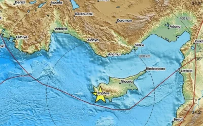 Ισχυρός σεισμός 5,7 Ρίχτερ ταρακούνησε την Κύπρο – Αισθητός σε πολλές περιοχές του νησιού