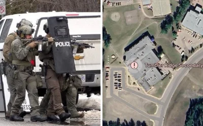 Καναδάς: Θρήνος για τους 10 νεκρούς στο Tumbler Ridge – Σοκ από την επίθεση σε λύκειο