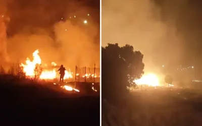 Φωτιά στην Κερατέα: Στη μάχη 61 πυροσβέστες και 25 οχήματα