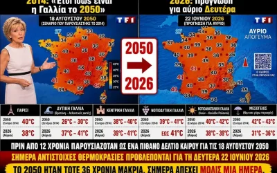 Το κλιματικό σενάριο του 2050: Προβλέψεις και επιπτώσεις για τον καιρό