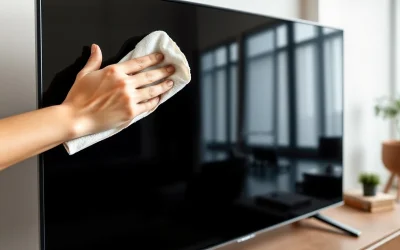 Πώς να καθαρίσετε την οθόνη της τηλεόρασης χωρίς να αφήσετε θαμπάδες ή γρατζουνιές